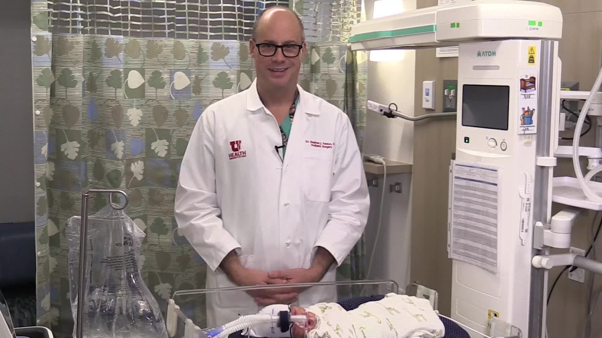 Giant Omphalocele Dressing Change Demonstration