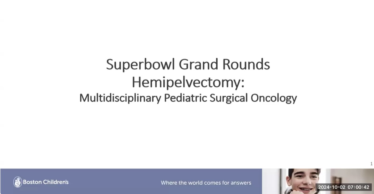 Super Bowl Grand Rounds (10/2/2024)