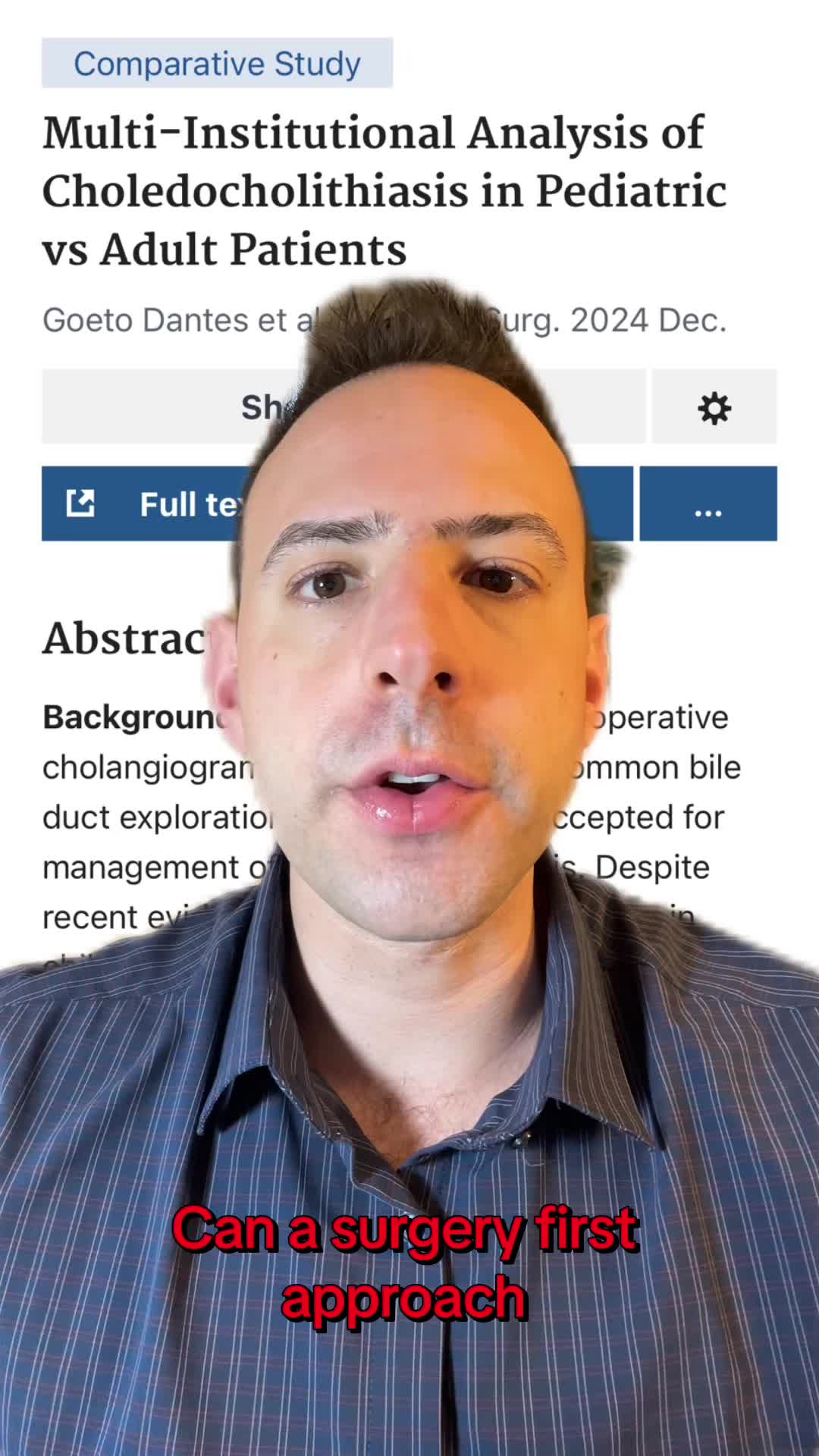 Multi-Institutional Analysis of Choledocholithiasis in Pediatric vs Adult Patients