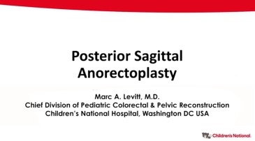 Posterior Sagittal Anorectoplasty