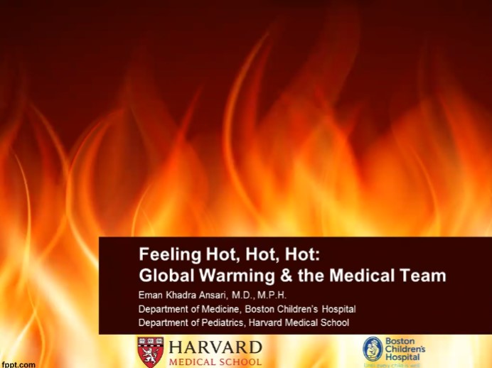 Dr. Eman Khadra Ansari - Feeling Hot, Hot, Hot: Global Warming & the Medical Team