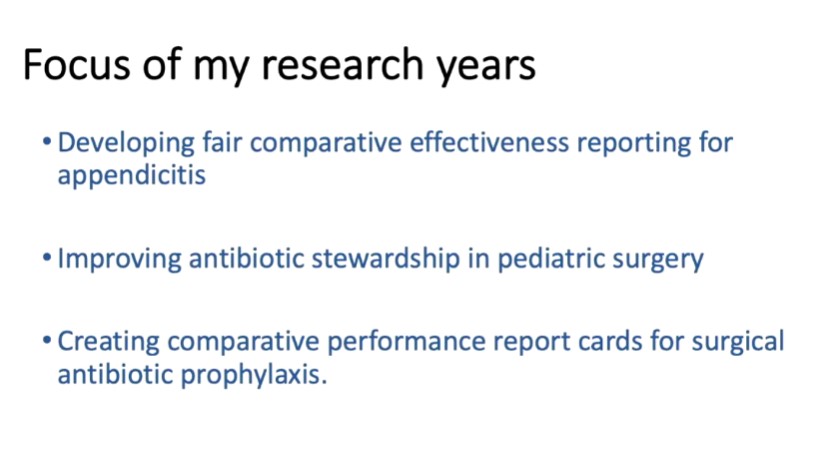 Dr. Seema Anandalwar, Dr. Alexander Chalphin, Dr. Jonathan Dunlap, and Dr. Sarah Tracy - Research Fellowship In Review