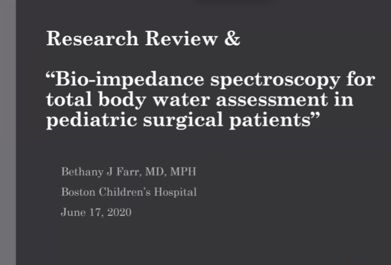 Dr. Bethany Farr, Dr. Jamie Knell, and Dr. Stefanie Lazow - Research Fellowship In Review