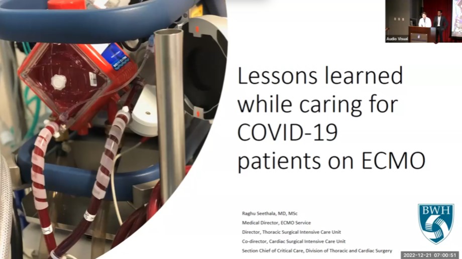 Dr. Raghu R. Seethala - Lessons learned while caring for COVID-19 patients on ECMO