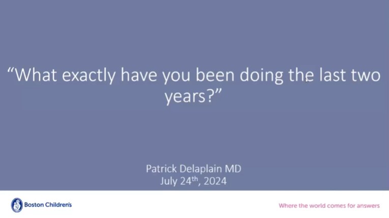 Dr. Patrick Delaplain and Dr. Arin Madenci - Pediatric Surgery Fellowship In Review