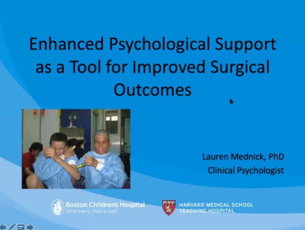 Lauren Mednick, PhD - Enhanced Psychological Support as a Tool for Improved Surgical Outcomes