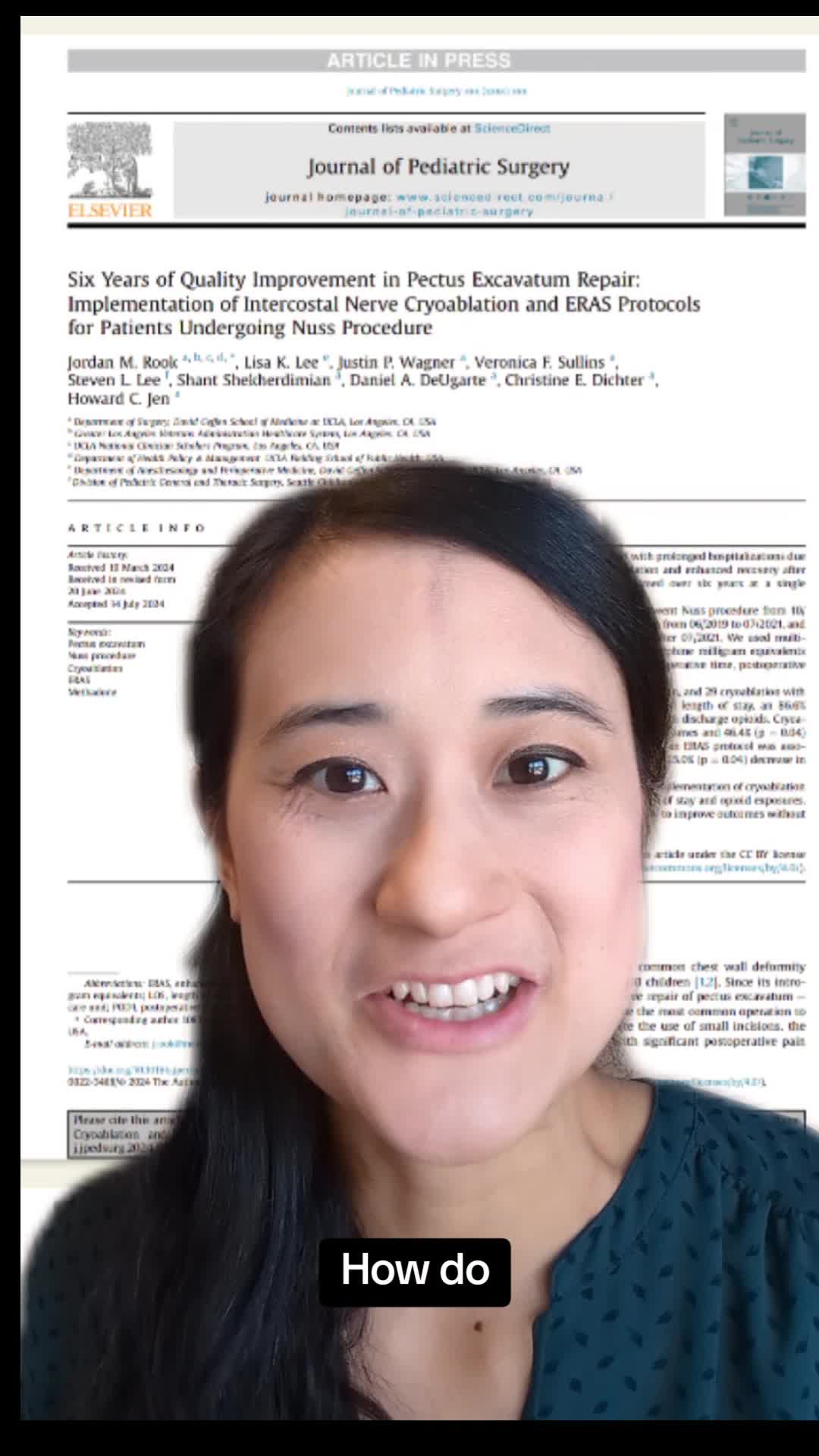 Six Years of Quality Improvement in Pectus Excavatum Repair: Implementation of Intercostal Nerve Cryoablation and ERAS Protocols for Patients Undergoing Nuss Procedure