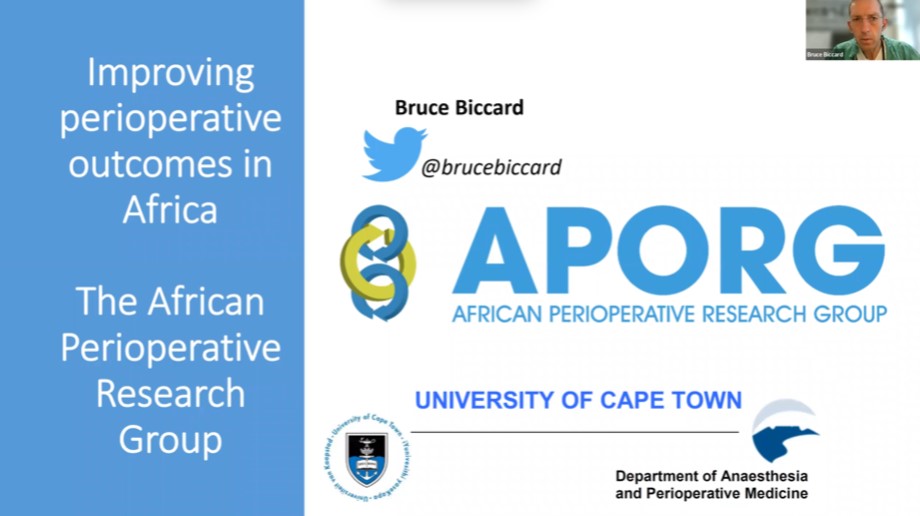 Bruce Biccard, PhD - Improving Outcomes in Africa