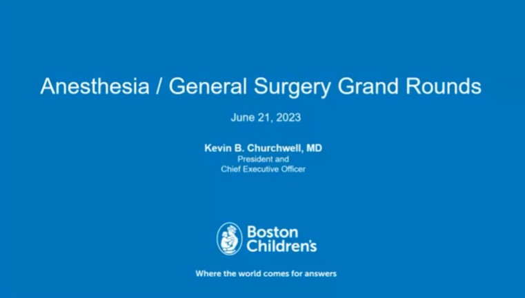 Dr. Kevin Churchwell - State of the Enterprise (2023)