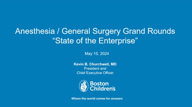 Dr. Kevin Churchwell - State of the Enterprise (2024)