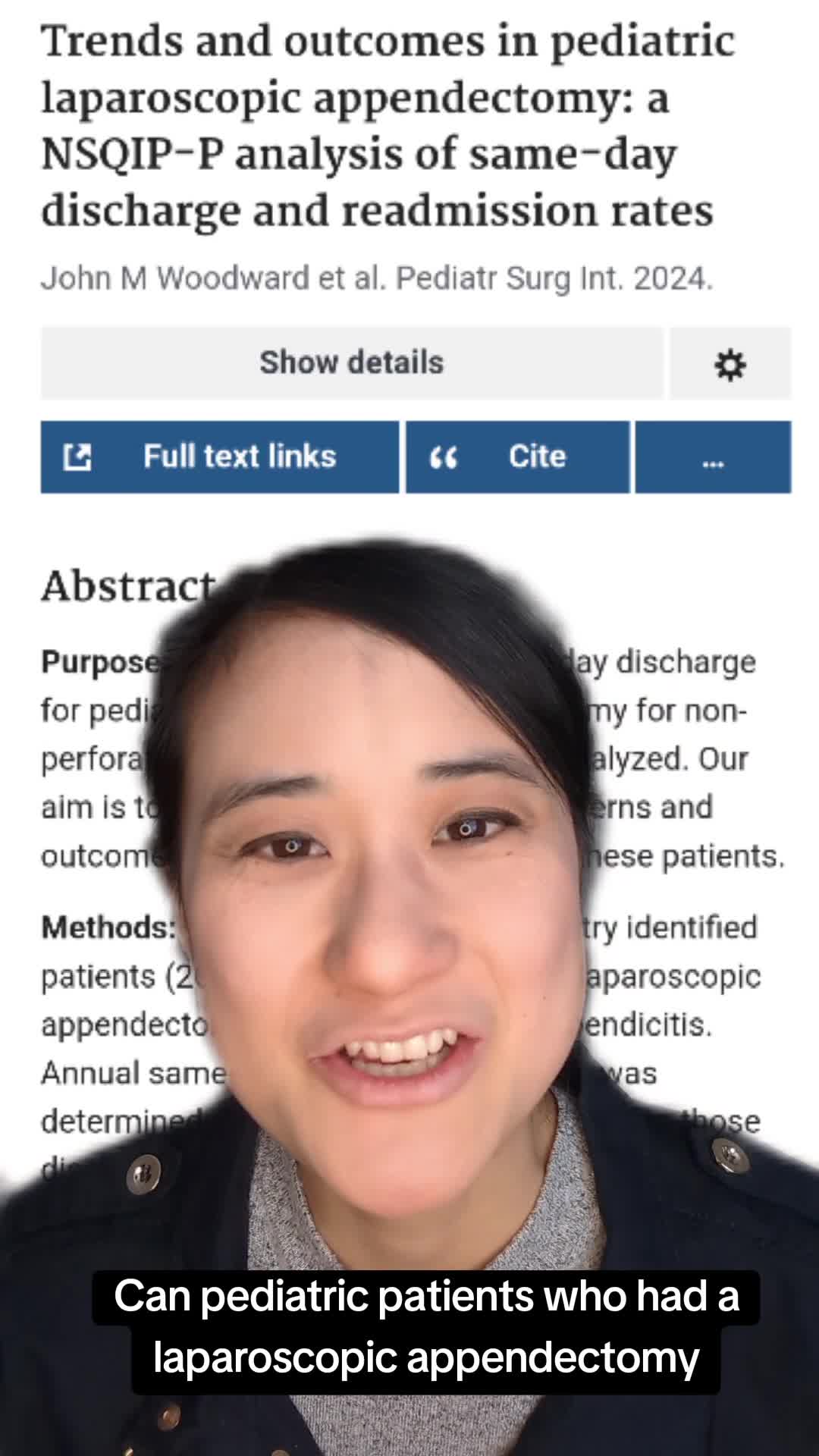 Trends and outcomes in pediatric laparoscopic appendectomy: a NSQIP‑P analysis of same‑day discharge and readmission rates