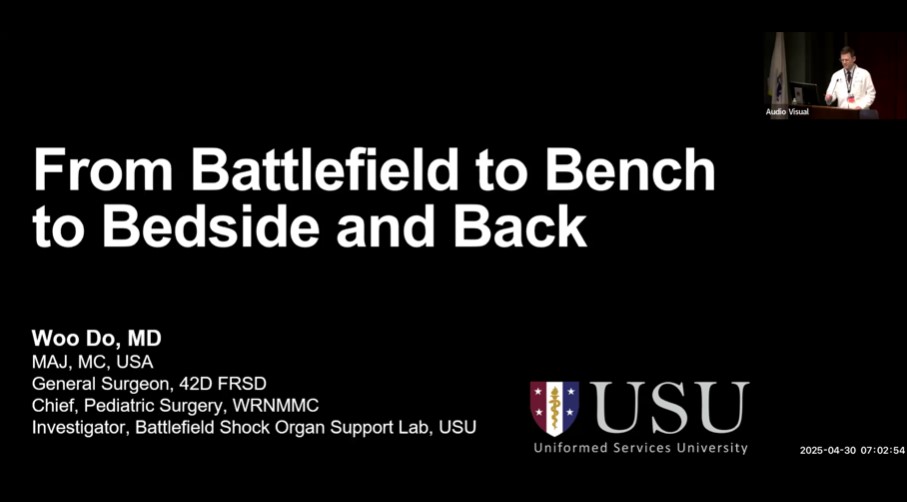 Dr. Woo Song Do - From Battlefield to Bench to Bedside and Back