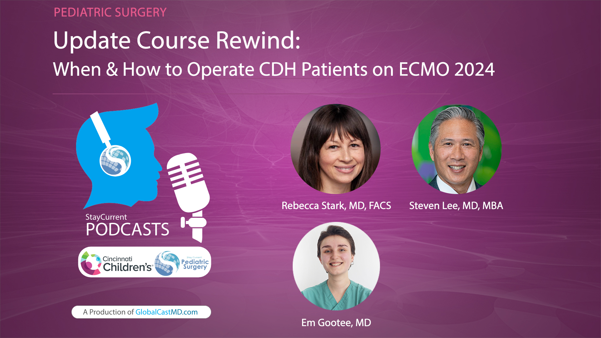 Update Course Rewind: When & How to Operate CDH Patients on ECMO 2024