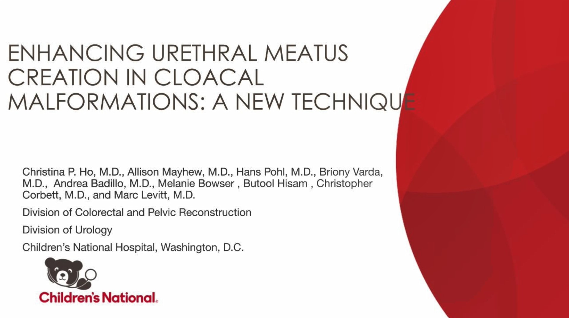 Enhancing Urethral Meatus Creation in Cloacal Malformations: A New Technique