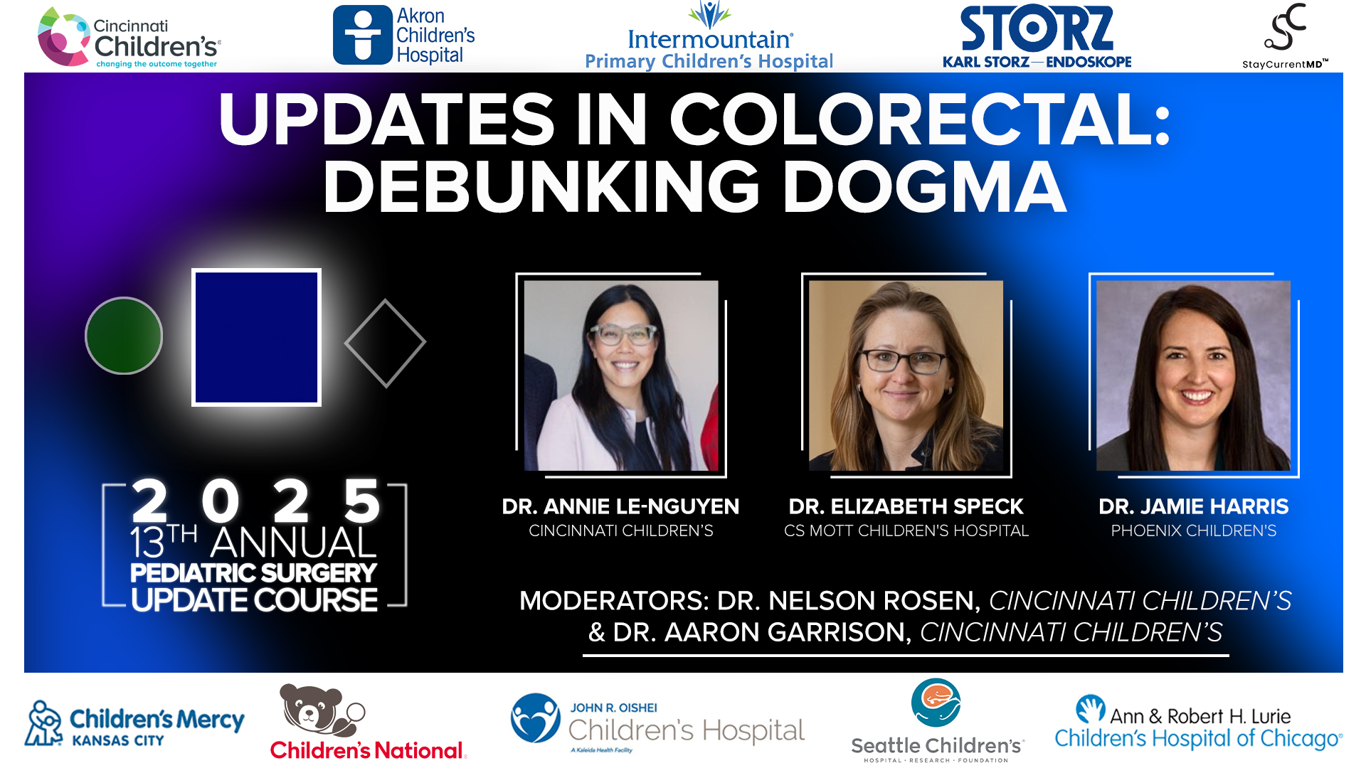 2025 Pediatric Surgery Update Course - Updates in Colorectal: Debunking Dogma