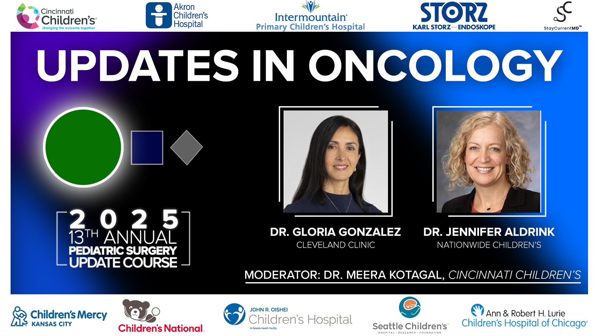 2025 Pediatric Surgery Update Course - Updates in Oncology