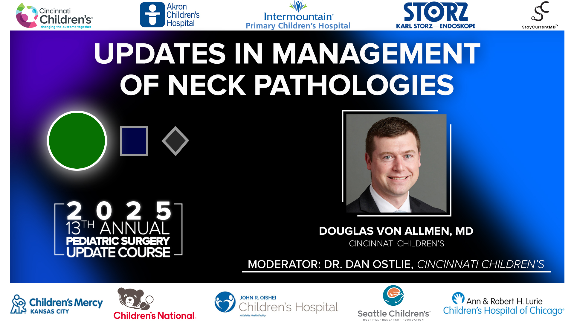 2025 Pediatric Surgery Update Course - Updates in Management of Neck Pathologies