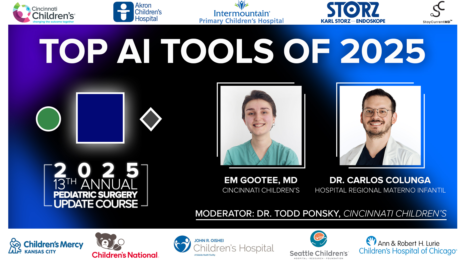 2025 Pediatric Surgery Update Course - Top AI Tools of 2025