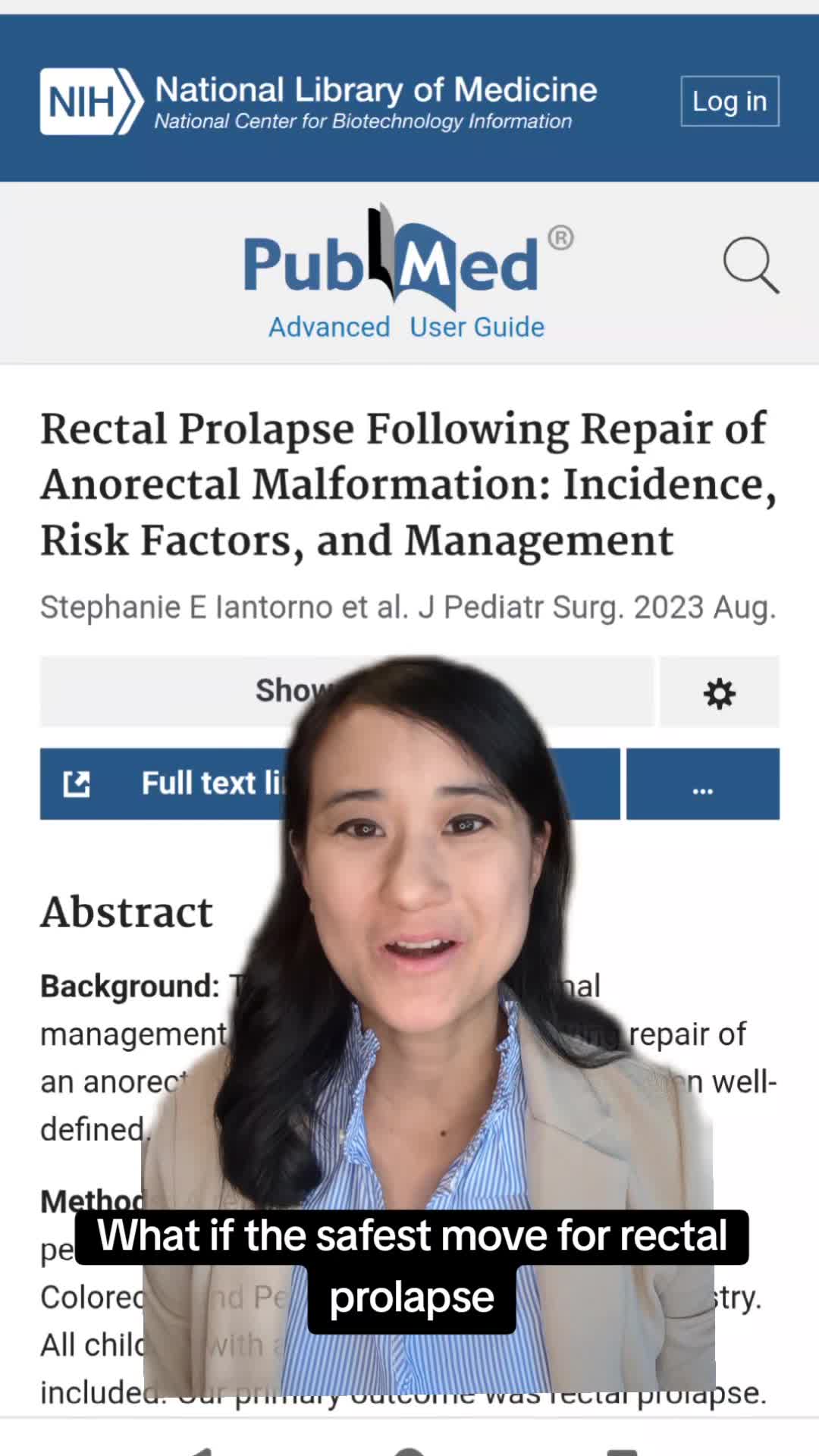 Morbidity of Rectal Prolapse Repair After Surgery for Anorectal Malformation
