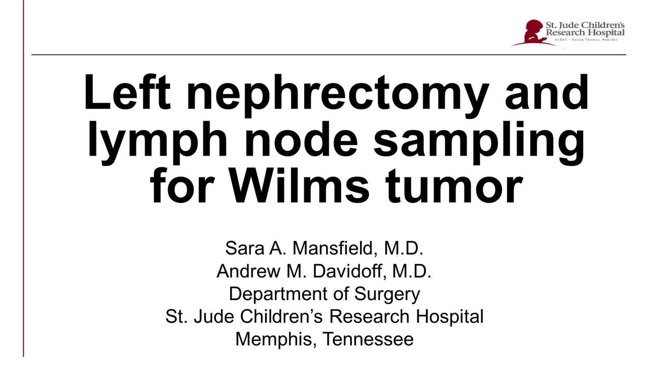 Left Nephrectomy Davidoff-Mansfield