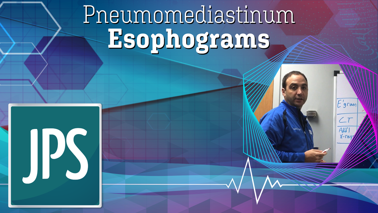 Pneumomediastinum Esophograms