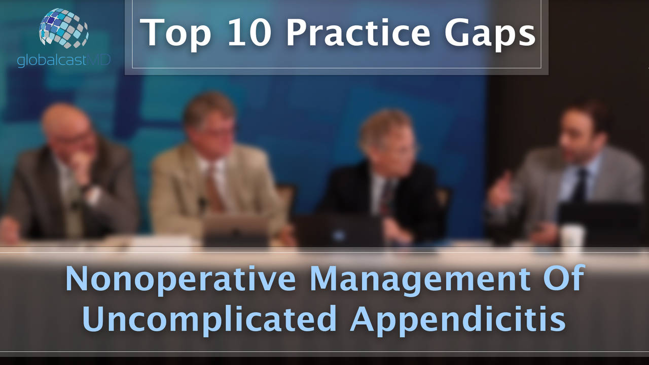 Nonoperative Management of Uncomplicated Appendicitis: Practice Gap...