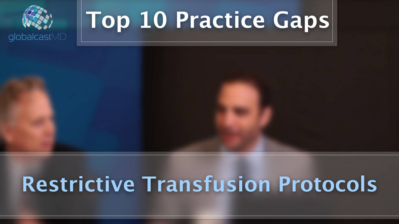 Restrictive Transfusion Protocols: Practice Gap discussion at Update Course 2018