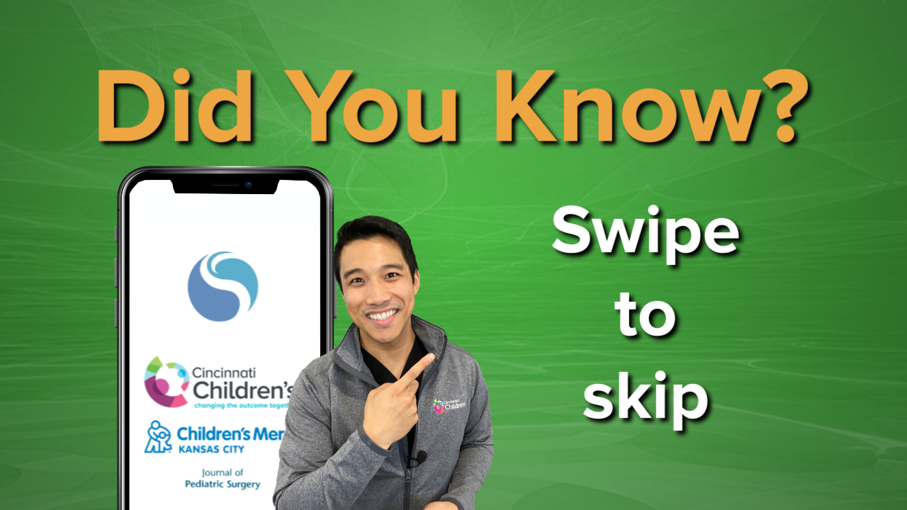 Did you Know: Swipe to skip