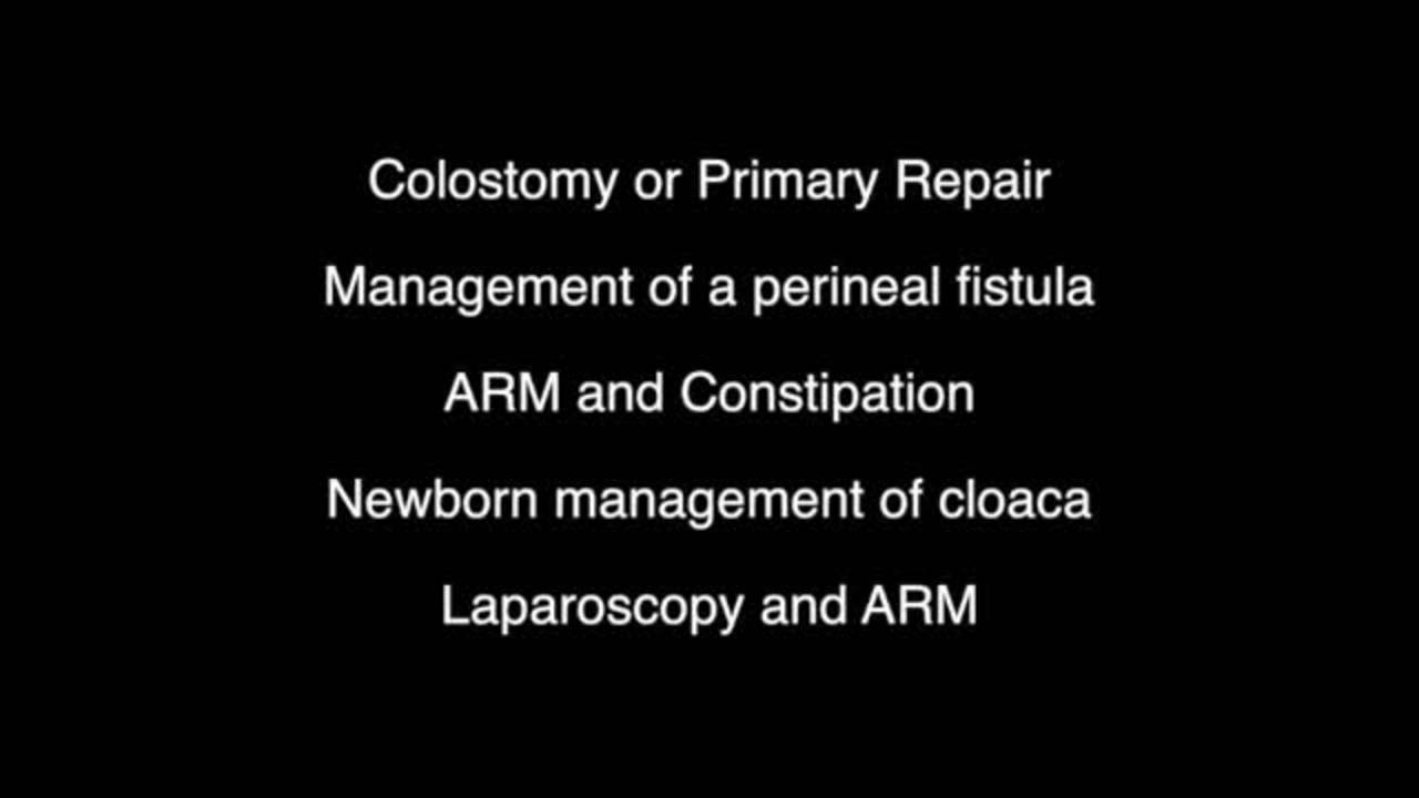 Pediatric Colorectal Contraversies Part I: Pediatric Colorectal Contraversies...
