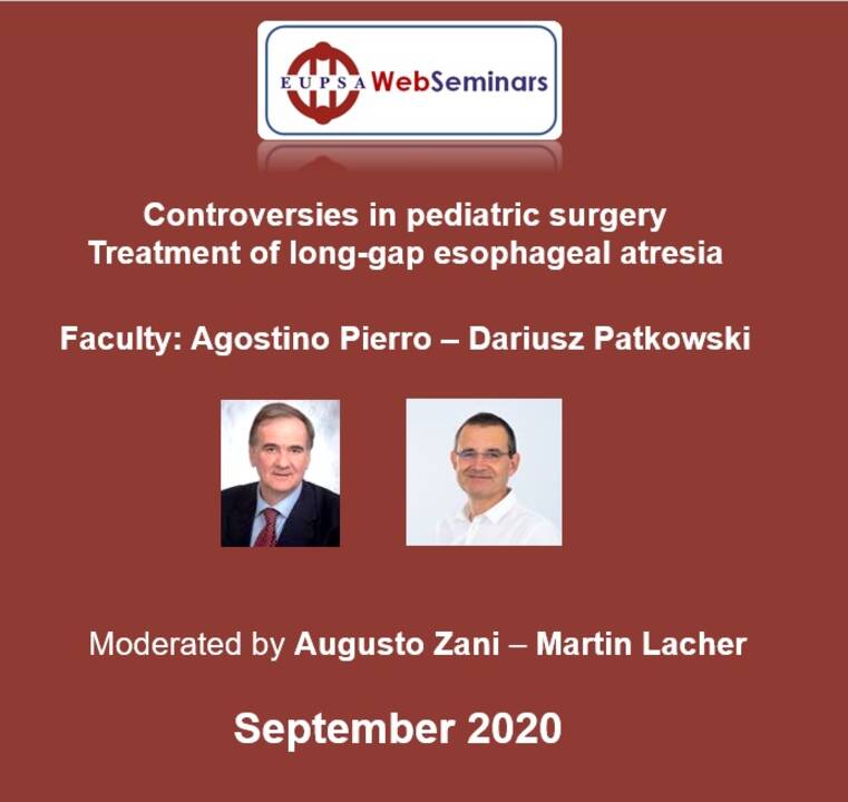 Treatment of long-gap esophageal atresia