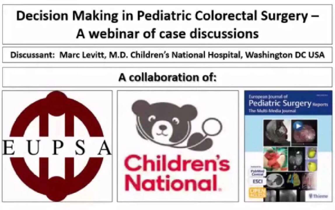 Decision making in pediatric colorectal surgery 