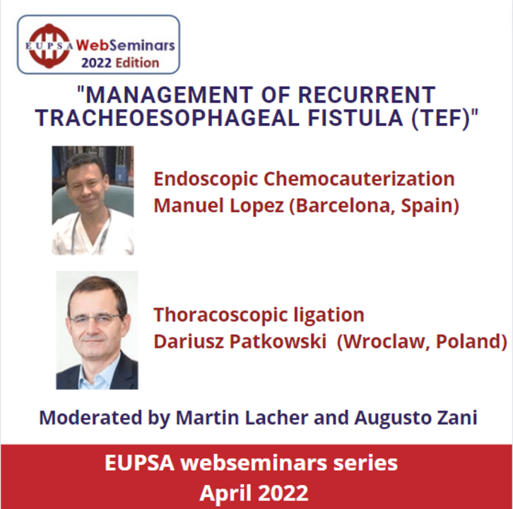 "Management of recurrent tracheoesophageal fistula (TEF)"