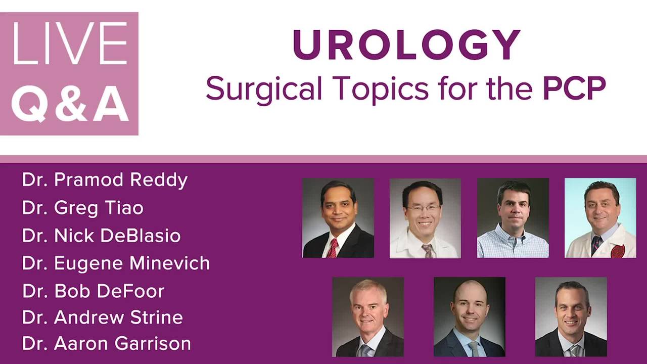 Urology - Surgical Topics for the PCP
