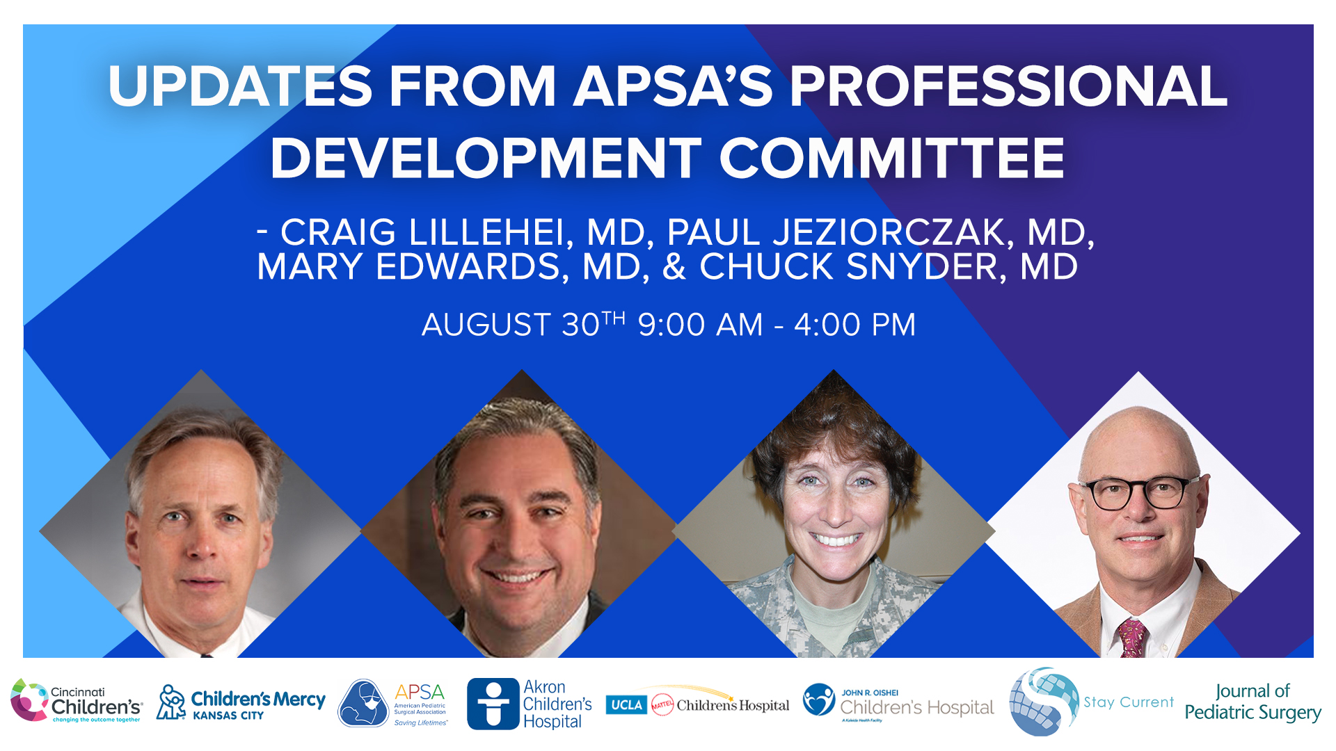 Update Course 2022 - APSA PDC UPDATES - Mary Edwards, Paul Jeziorczak, Craig Lillehei, and Charles Snyder,