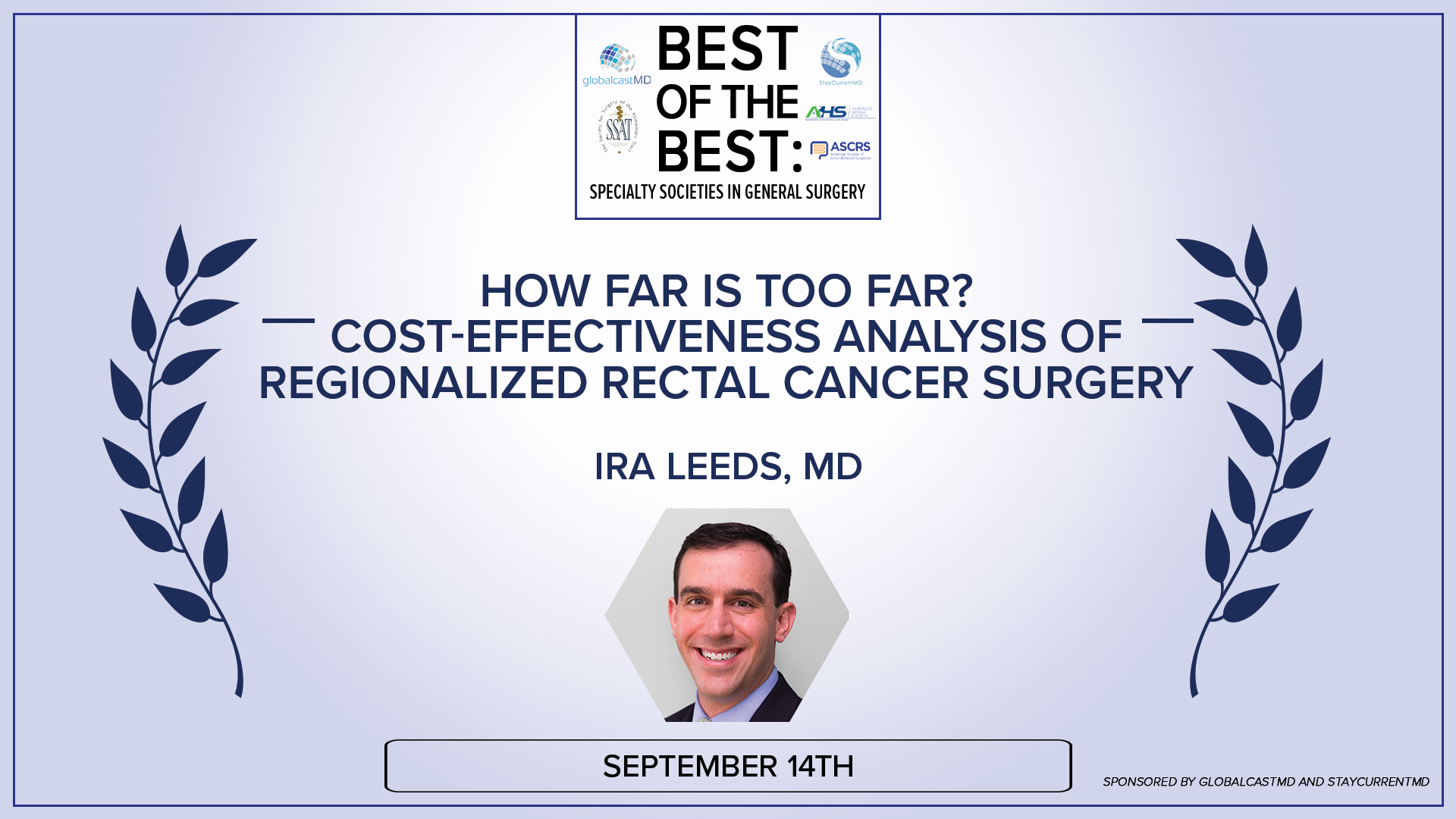 Best of the Best Gen Surg - How Far is Too Far Cost-effectiveness Analysis of Regionalized Rectal Cancer Surgery - Dr. Leeds