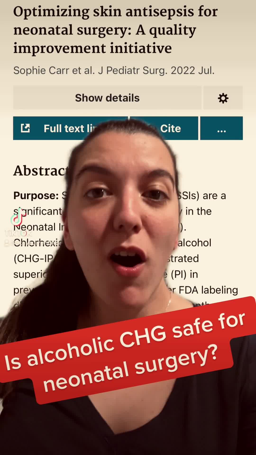 Is IPA-CHG safe for neonatal surgery?