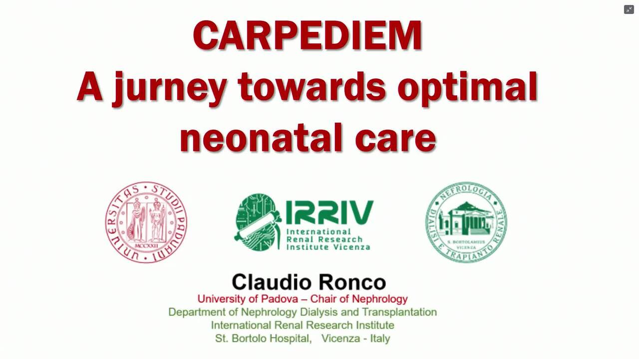 CARPEDIEM - A Journey Towards Opitmal Neonatal Care