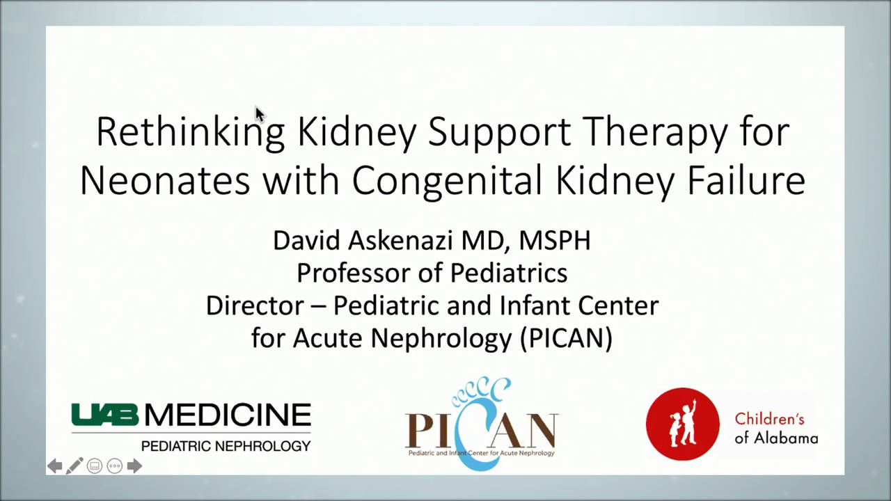 Rethinking Kidney Support Therapy for Neonates with Congenital Kidney Failure