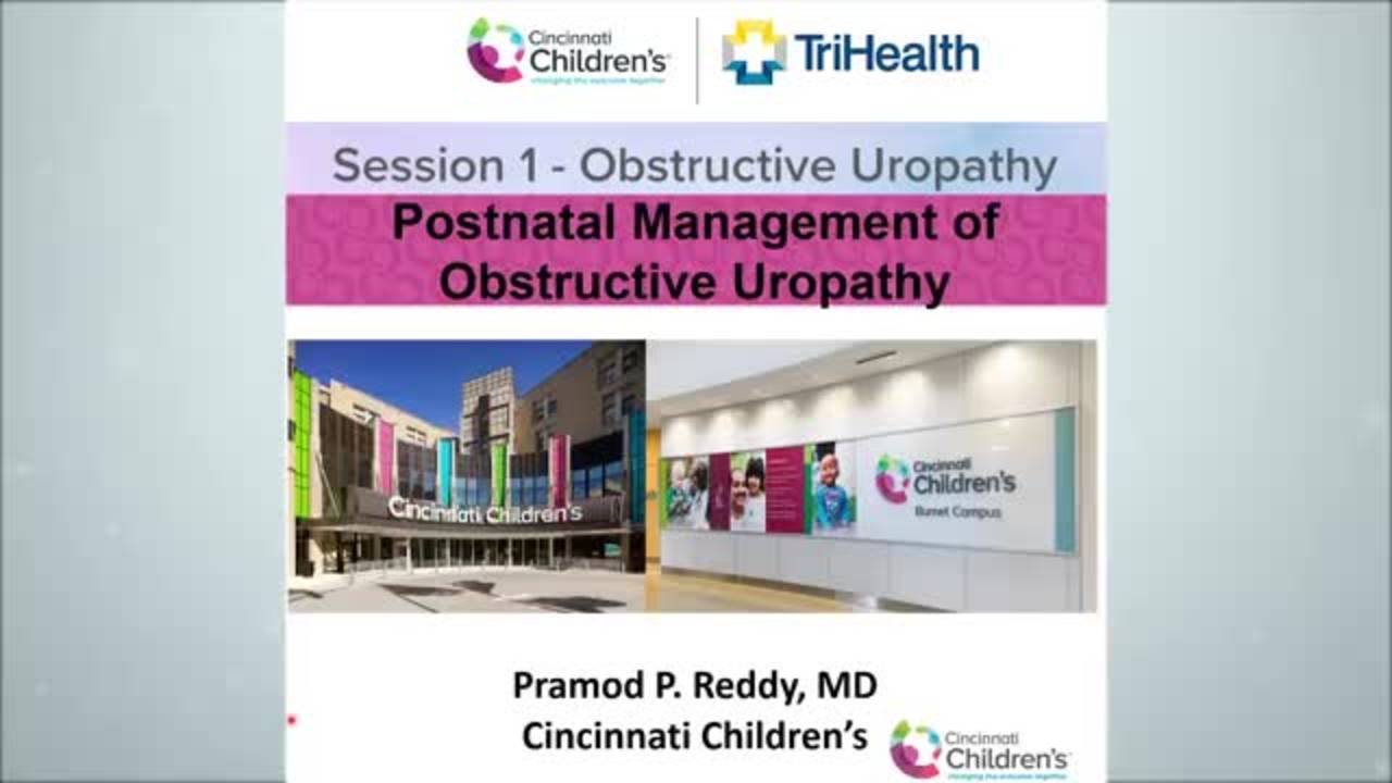 Postnatal Management of Obstructive Uropathy