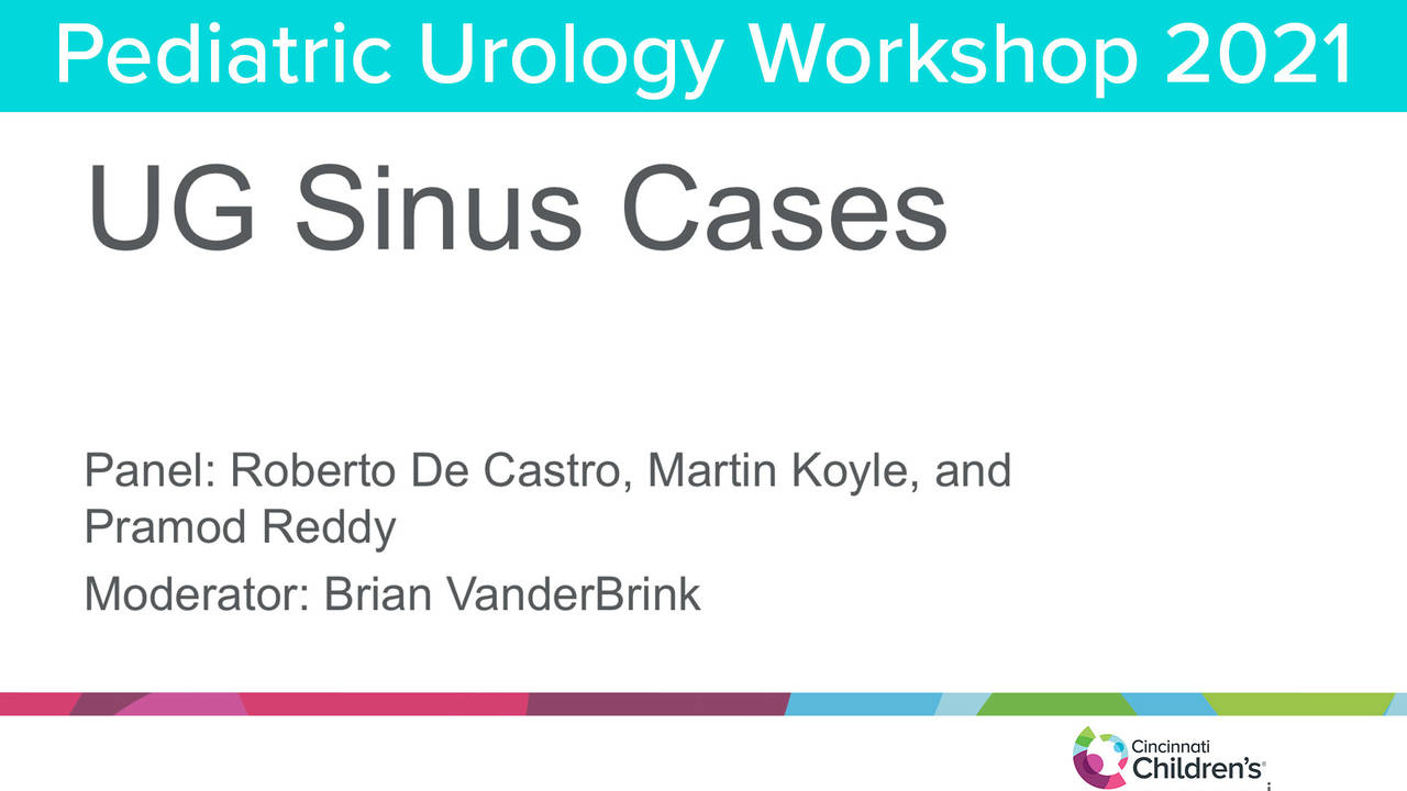 UG Sinus and Neophallus - Case Discussion