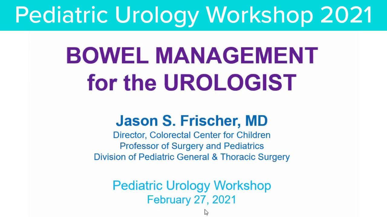 Bowel Management for the Urologist