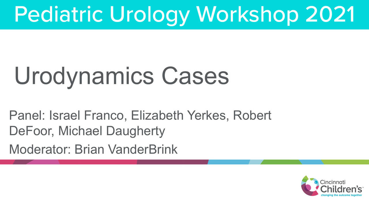 Urodynamics - Case Discussion