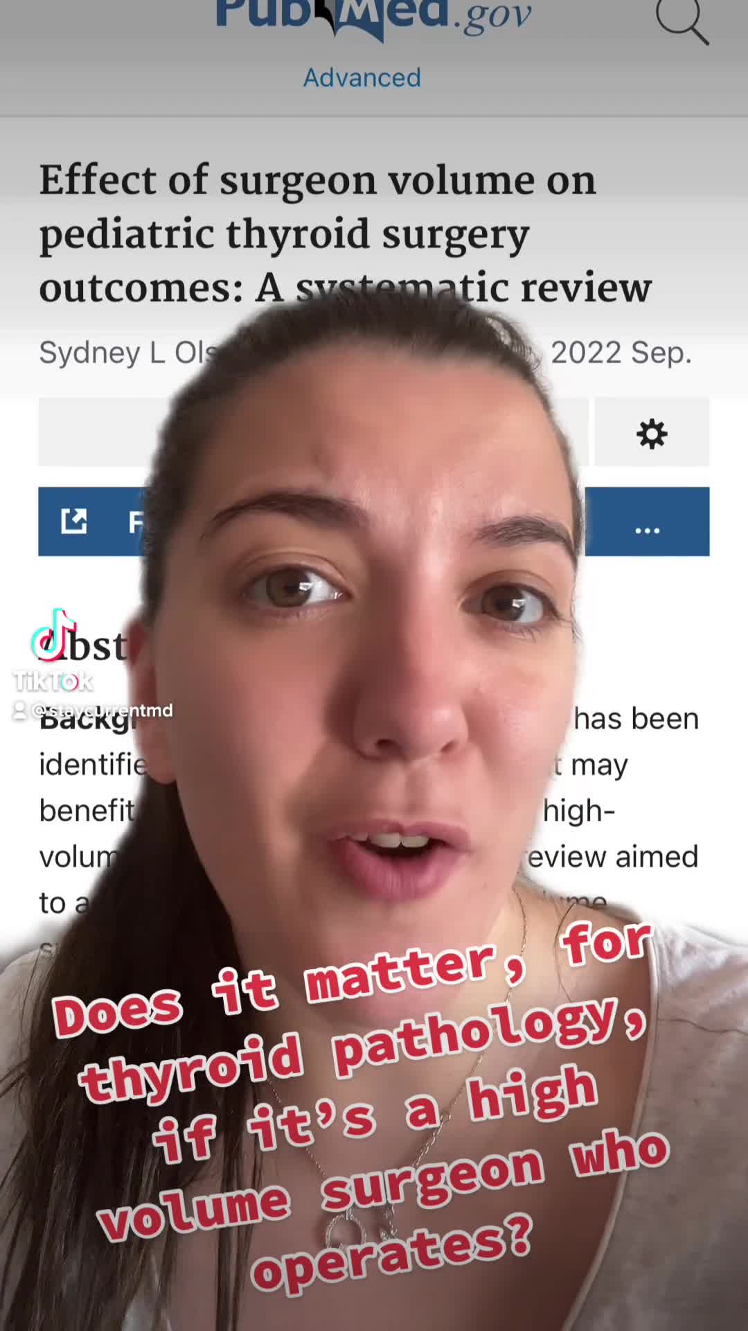 Does surgeon volume on pediatric thyroidectomy matters?