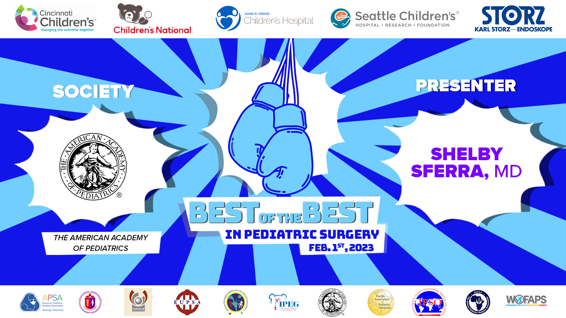 BOB in Ped Surg 2023 - AAP Winner - Shelby Sferra, MD