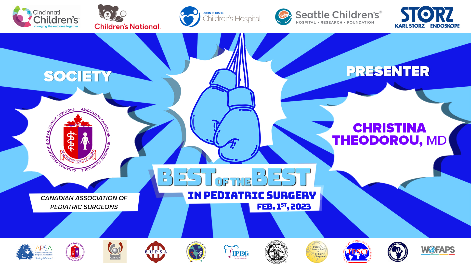 BOB in Ped Surg 2023 - CAPS Winner - Christina Theodorou, MD