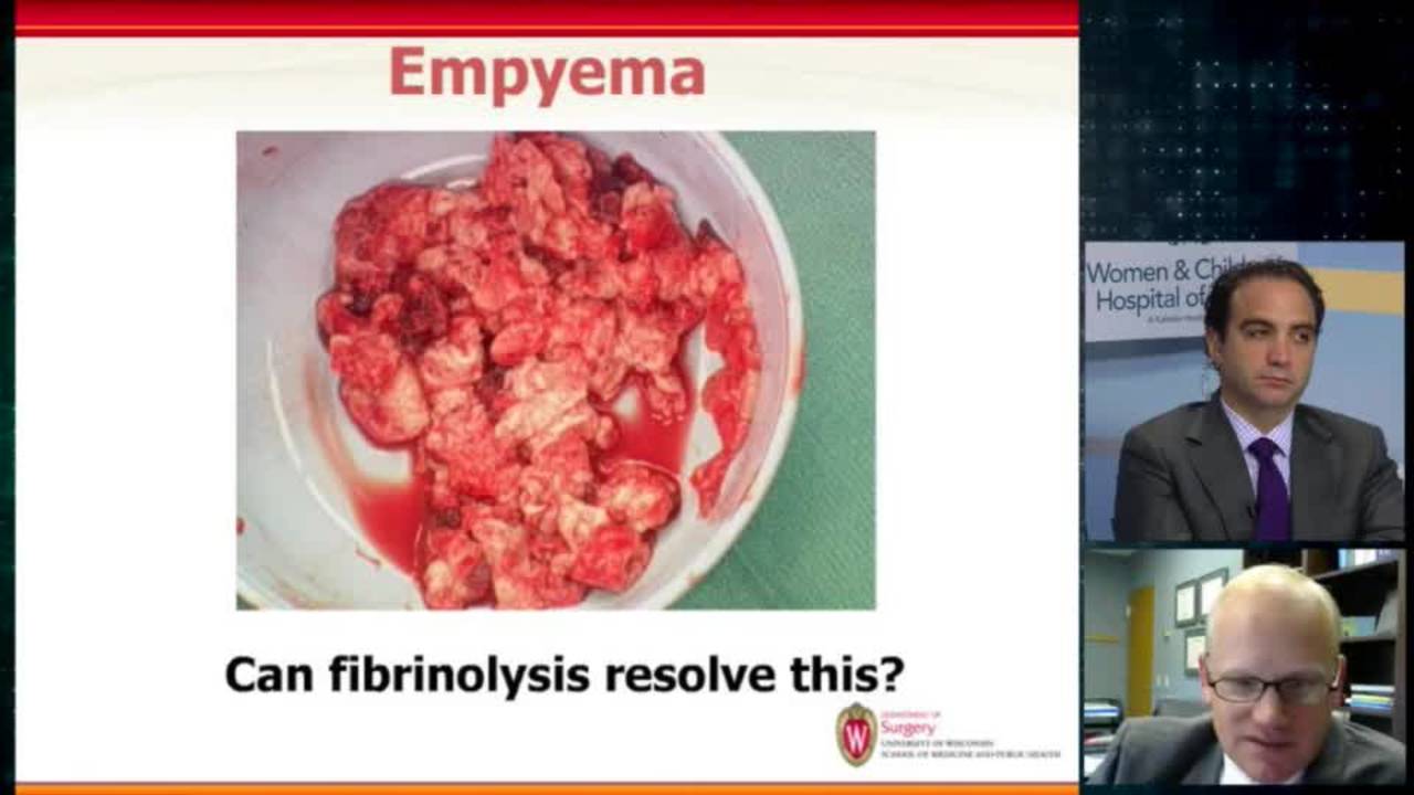 Empyema and Pneumothorax: Update Course 2014