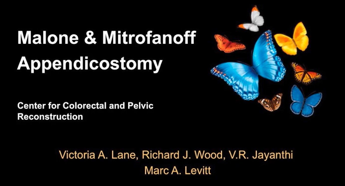 Malone & Mitrofanoff Appendicostomy 