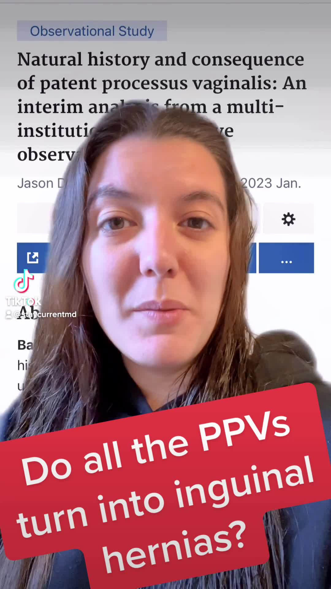 Do all PPVs turn into inguinal hernias?