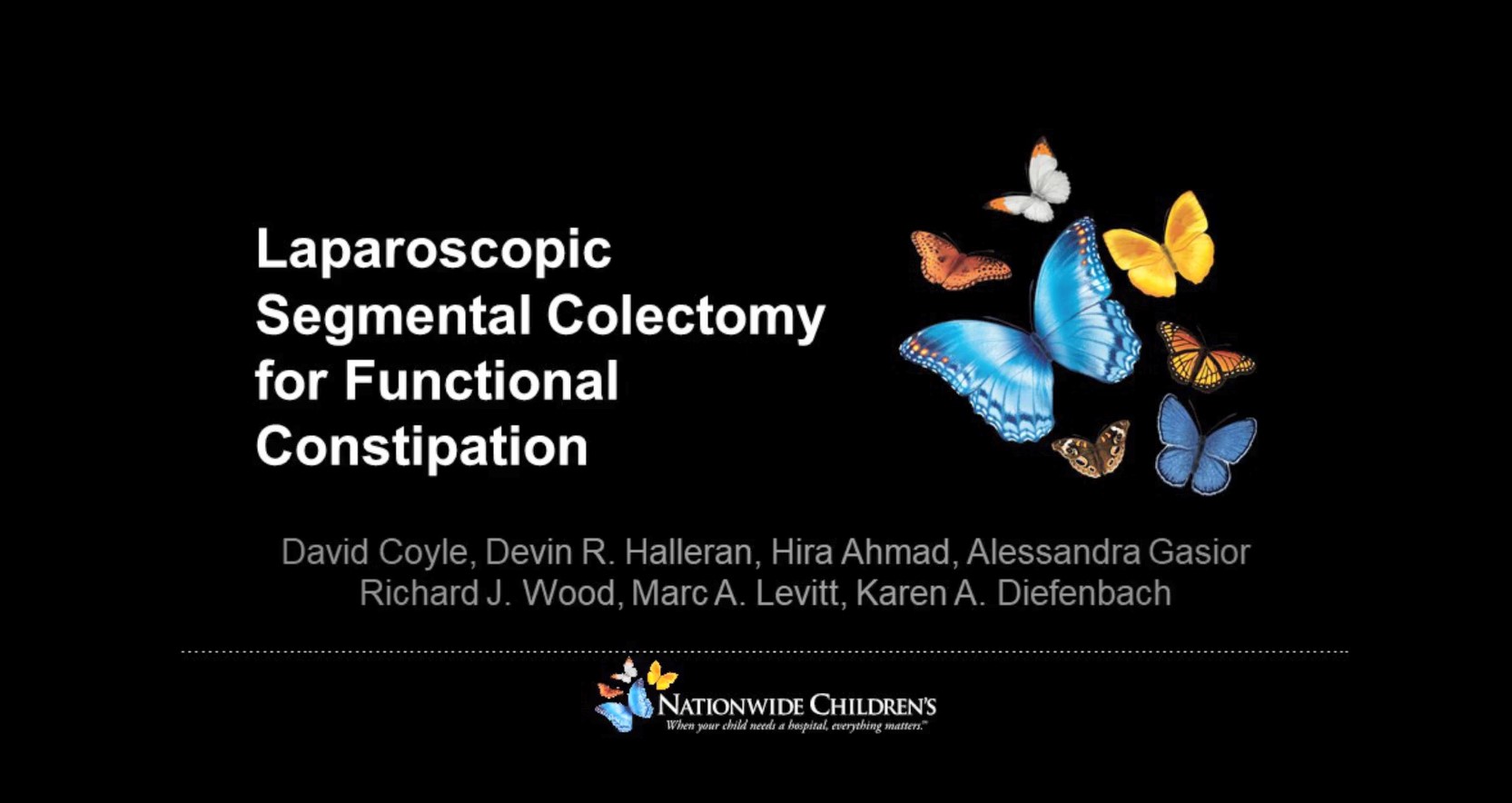 Laparoscopic Segmental Colectomy for Functional Constipation