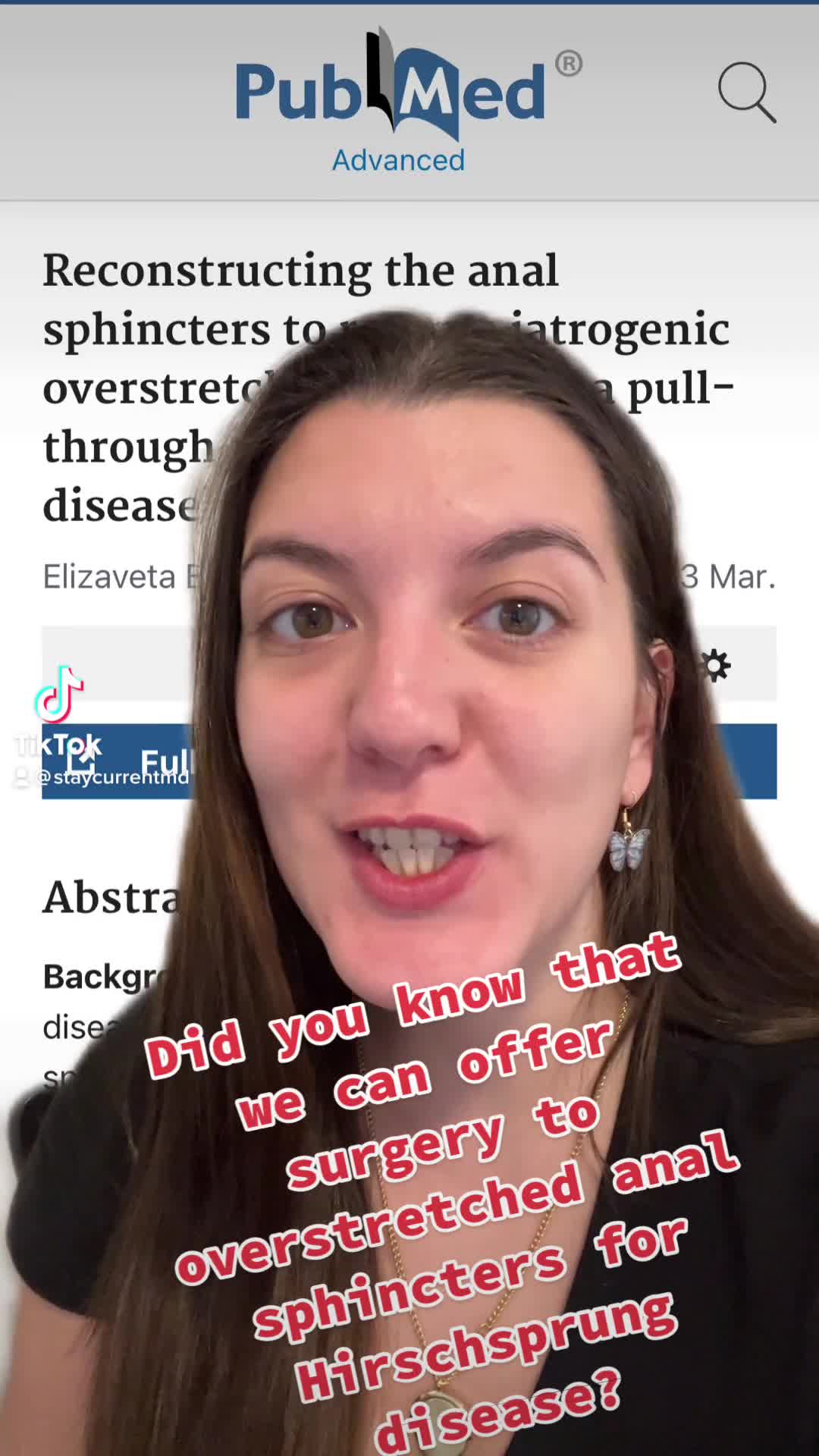 Reconstructing the anal sphincters to reverse iatrogenic overstretching following a pull-through for Hirschsprung disease